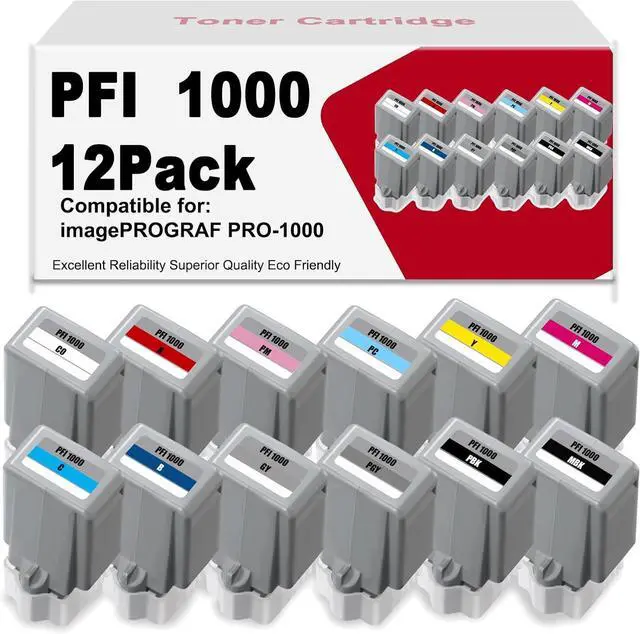 Main image of PFI-1000 Ink 12-Pack 80ml for imagePROGRAF PRO-1000