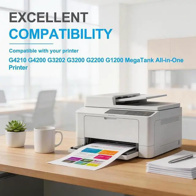 Alt view image 2 of 7 - BH-2 CH-2 Printhead Combo Pack Replacement for Canon Compatible with Canon MegaTank G4210 G4200 G3202 G3200 G2200 G1200 Head Ink Cartridges
