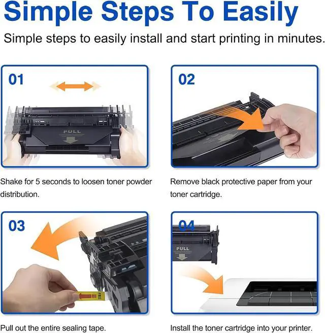 Alt view image 7 of 7 - 05A Toner Cartridge High Yield (2300 Pages) Compatible for HP CE505A