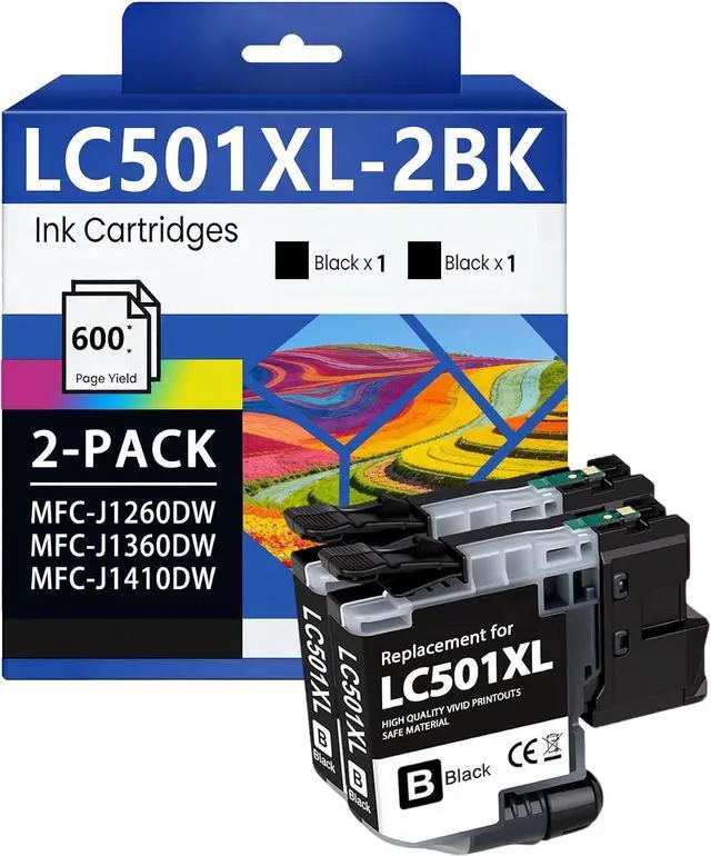 Main image of LC501XL LC501XLBK High Yield Ink Cartridges