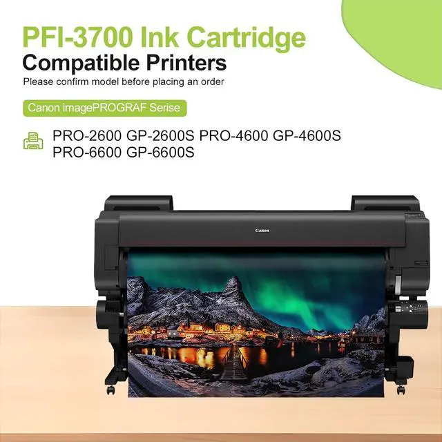 Alt view image 2 of 7 - YOUEXPERT PFI-3700CO Ink Cartridge Chroma Optimizer Pigment PFI3700 Ink Tank Compatible with Canon imagePROGRAF PRO-2600 GP-2600S PRO-4600 GP-4600S PRO-6600 GP-6600S(700ML 1Pack)
