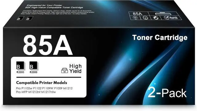 Main image of 85A CE285A High Yield Toner Cartridge Set 2-Pack Black