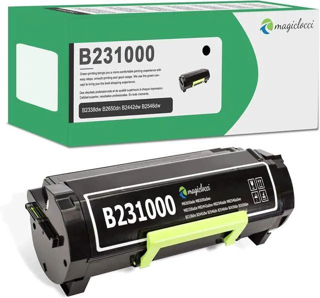 Main image of B231000 Black Toner Cartridge (1Pack, 3500 Pages) - Compatible Replacement for Lexmark B231000 Toner Cartridge Work for B2650dn B2338dw B2442dw B2546dw B2650dw MB2338adw Printer