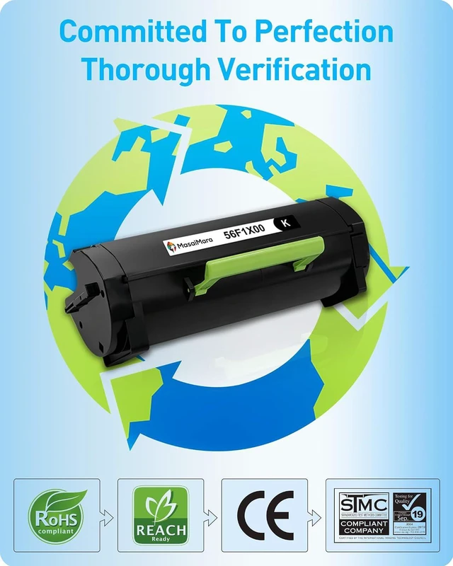 Alt view image 7 of 7 - MasaiMara 56F1X00 Extra High Yield Compatible Toner Cartridge for Lexmark MS421 MS521 MS621 MS622 MX421 MX521 MX522 MX622 MS421dn MS421dw MS521dn MS621dn MS622de MX421ade MX521ade Printer