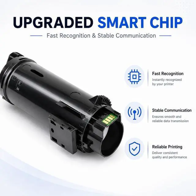 Alt view image 5 of 7 - Remanufactured 6510 6515 Toner Cartridge Replacement for 106R03480 106R03477 106R03478 106R03479 for Xerox Phaser 6510, WorkCentre 6515 Printer(1BK/1C/1M/1Y,4 Pack)