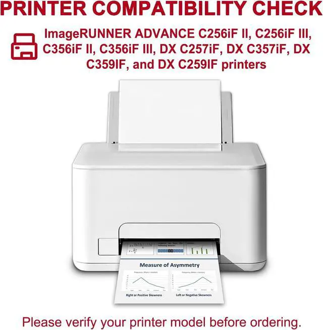 Alt view image 2 of 7 - Compatible GPR-58 Toner 4-Pack Reman for Canon C256/C356