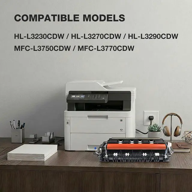 Alt view image 2 of 6 - D00N0D001 Fuser Unit Kit Compatible for Brother MFC-L3770CDW MFC-L3750CDW HL-L3270CDW HL-L3290CDW Printer