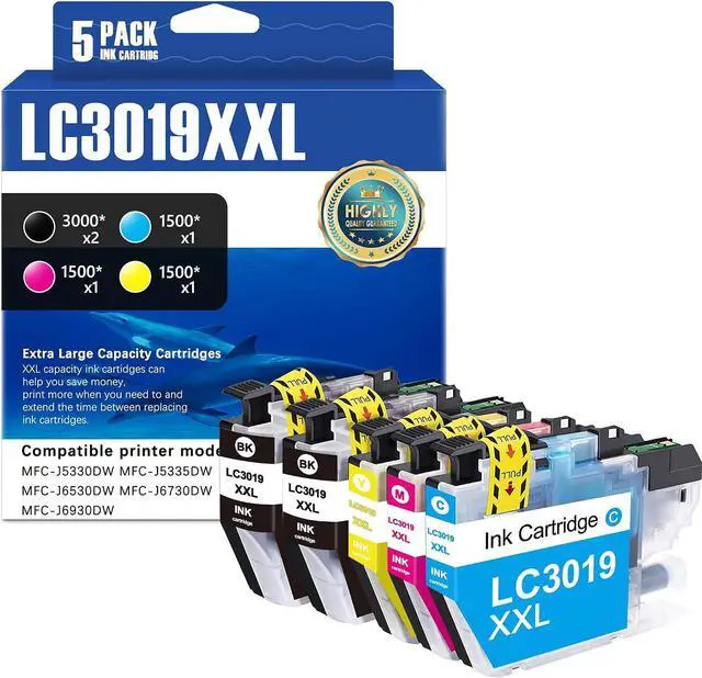 Main image of SFINK Compatible for Brother LC3019 Ink Cartridges 5 Pack (BK/C/M/Y)