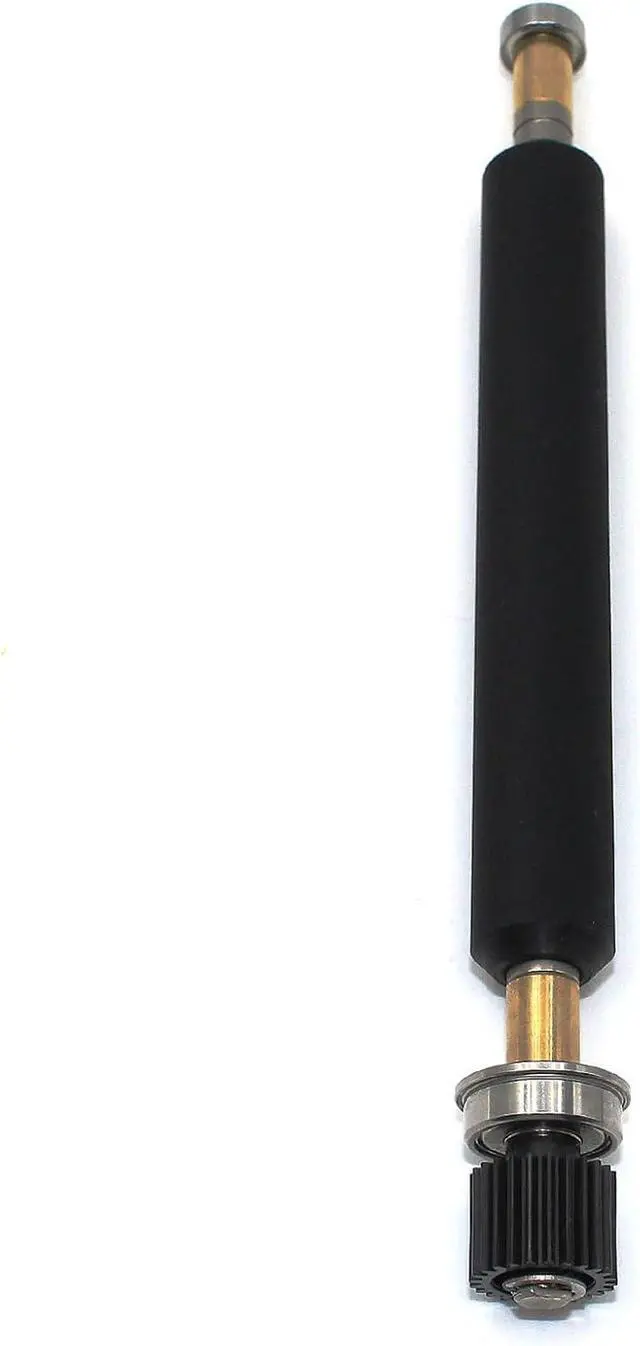 Main image of 252369-001 Printronix T4M SL4M Kit Platen Roller Replacement Part, Black and Gold Precision Feed Roller with Gear