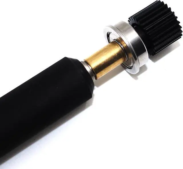 Alt view image 6 of 6 - 252369-001 Printronix T4M SL4M Kit Platen Roller Replacement Part, Black and Gold Precision Feed Roller with Gear