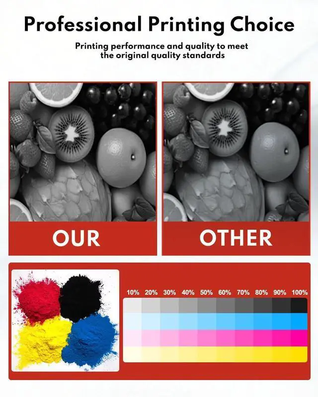 Alt view image 5 of 7 - 051 Black Toner Cartridge 3-Pack Replacement for Canon 051 Toner Cartridge