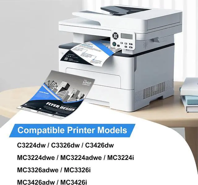 Alt view image 2 of 7 - Compatible C3210/C3224 Black Toner Cartridge with Chip