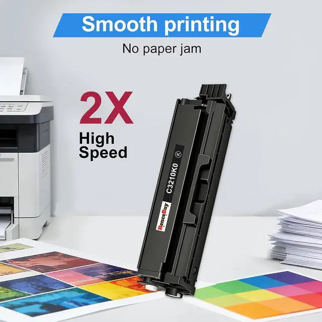 Alt view image 5 of 7 - Compatible C3210/C3224 Black Toner Cartridge with Chip