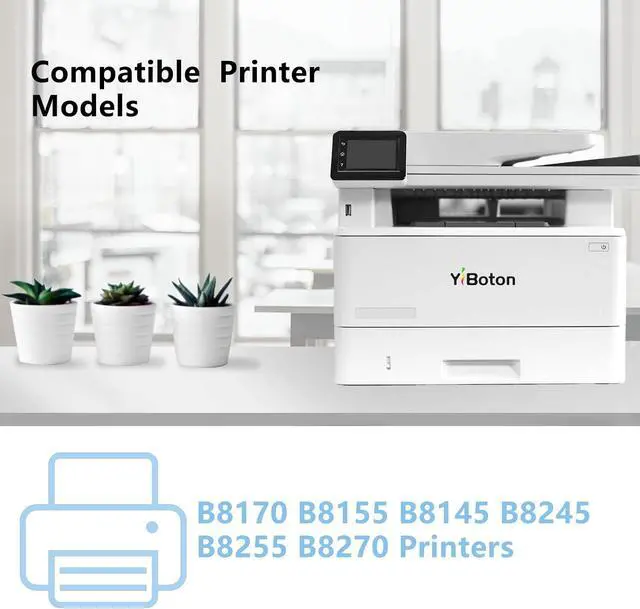 Alt view image 3 of 6 - AltaLink B8145 B8155 B8170 Black Toner Cartridge 2-Pack Replacement for Xerox 06R01771 AltaLink B8145 B8155 B8170 B8245 B8255 B8270 Series Printer