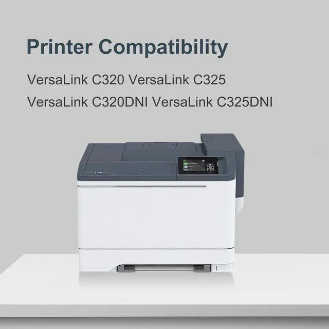 Alt view image 2 of 7 - C320 C325 Toner Cartridges Replacement for Xerox 006R04823 Toner Cartridges 1 Pack High Yield Work for C320 C325 C320DNI C325DNI Printers(1-Black)