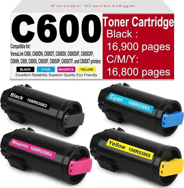 Main image of Reman C600 Toner 4PK for VersaLink High Yields 67.3k Pages