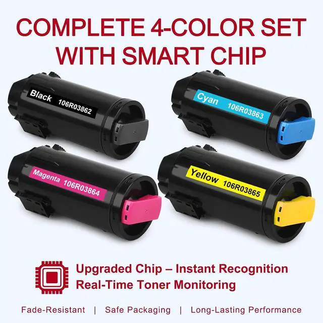 Alt view image 3 of 7 - Reman C600 Toner 4PK for VersaLink High Yields 67.3k Pages