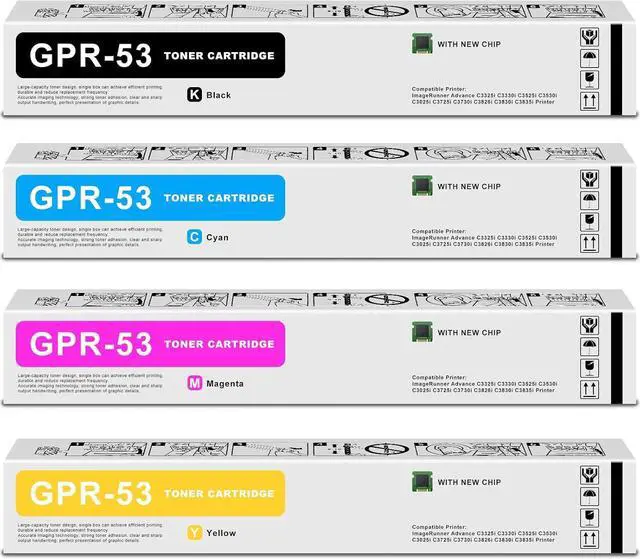 Main image of High Yield GPR53 GPR-53 Toner Cartridges (4-Pack)