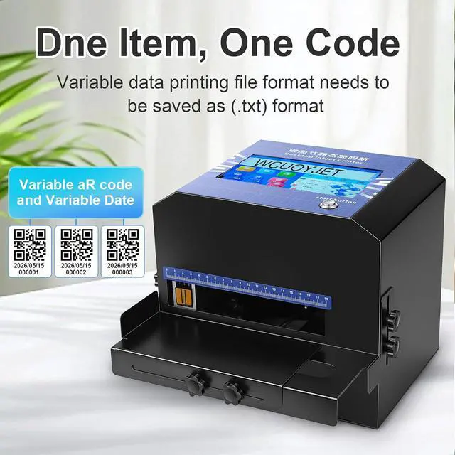 Alt view image 5 of 7 - T68 Inkjet Printer, 7-Inch Touch Screen Inkjet Coding Machine