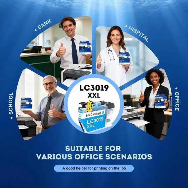 Alt view image 7 of 7 - SFINK Compatible for Brother LC3019 Ink Cartridges 5 Pack (BK/C/M/Y)