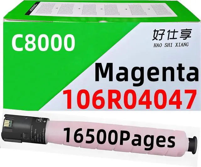Main image of C8000 High Yield Magenta Toner Cartridge 106R04046 106R04047 106R04048 106R04049 Compatible with Xerox Versalink C8000 C8000DT C8000DTM Color Printer (Magenta Toner-16500Pages)
