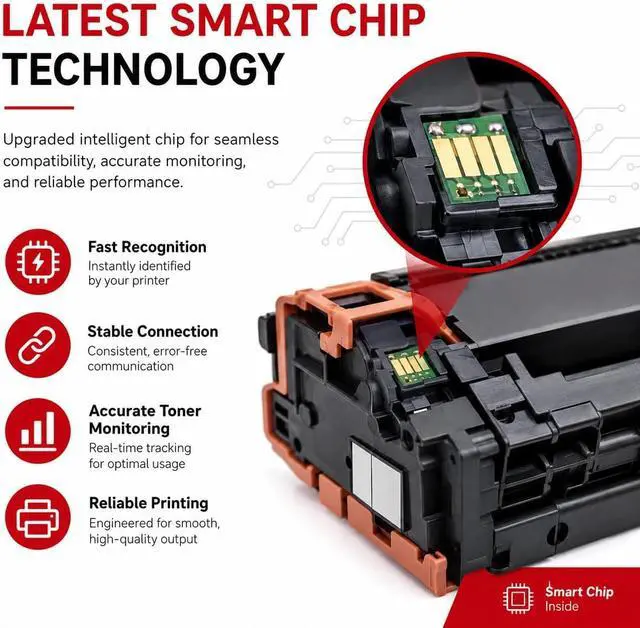 Alt view image 7 of 7 - 131 Toner Cartridges Compatible mf8280cw mf624cw Toner Replacement for 131