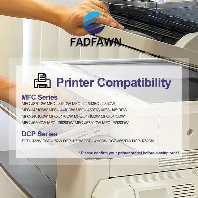 Alt view image 2 of 6 - LC103XL High Yield Ink Cartridges Replacement for Brother Print 600 Pages