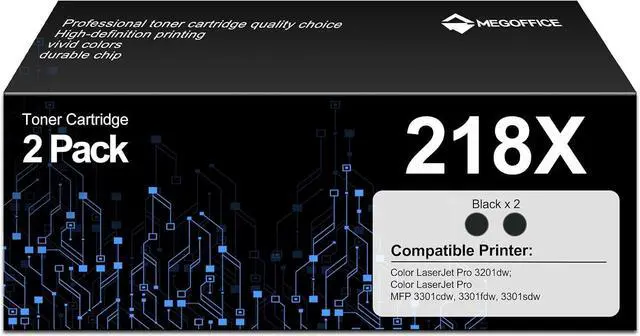 Main image of Replacement for HP 218X Toner Cartridge with Chip 2 Black