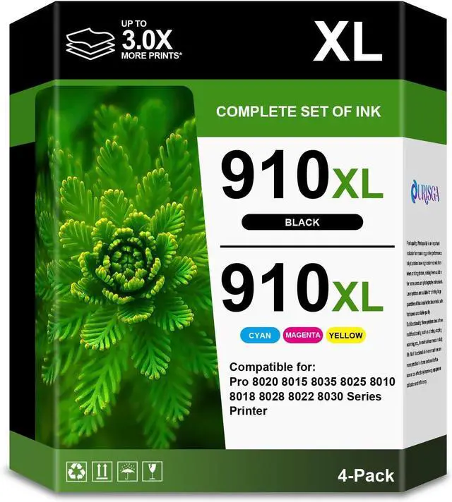 Main image of 910XL Ink Cartridges High Yield Compatible with 910 XL Ink Cartridge