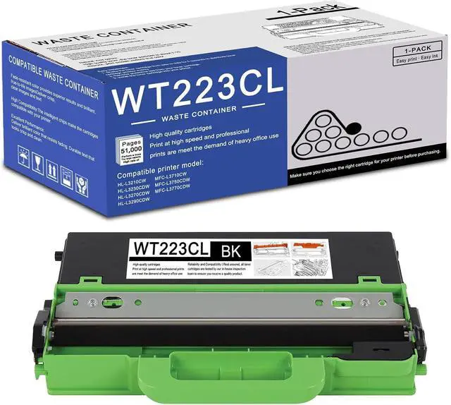 Main image of 1 Pack WT223CL Black Waste Container High Yield Compatible WT223CL Replacement for Brother HL-L3210CW L3230CDW L3270CDW L3290CDW MFC-L3710CW L3750CDW L3770CDW Printer