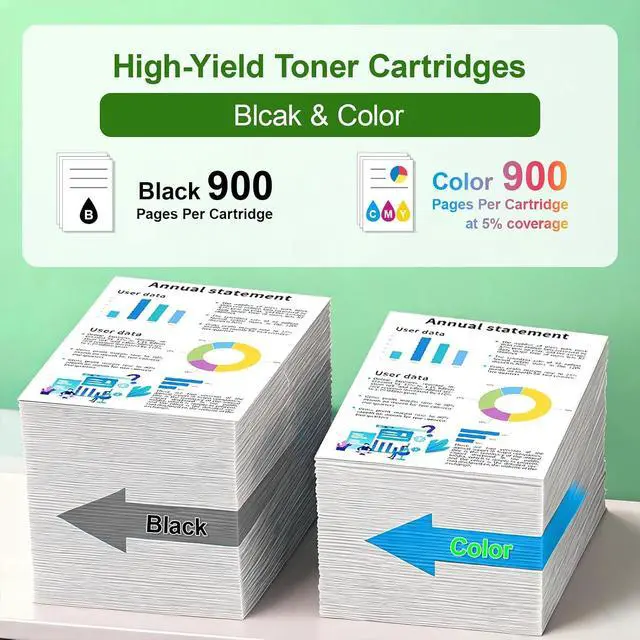 Alt view image 3 of 6 - 902XL Ink Cartridges Combo Pack Compatible for Officejet Pro 6978 Ink Replacement for HP 902 XL Use with Office Jet Pro 6968 6975 6978 6954 6958 6962 6977 6960 Printers (Black Cyan Magenta Yellow)