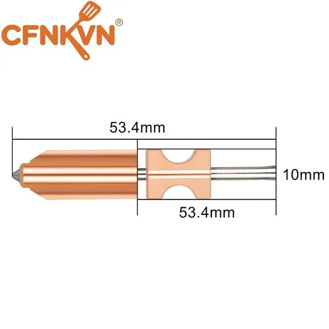 Alt view image 6 of 7 - Replacement for AD5X Printer Nozzles, High Flow Hardened Steel Kit