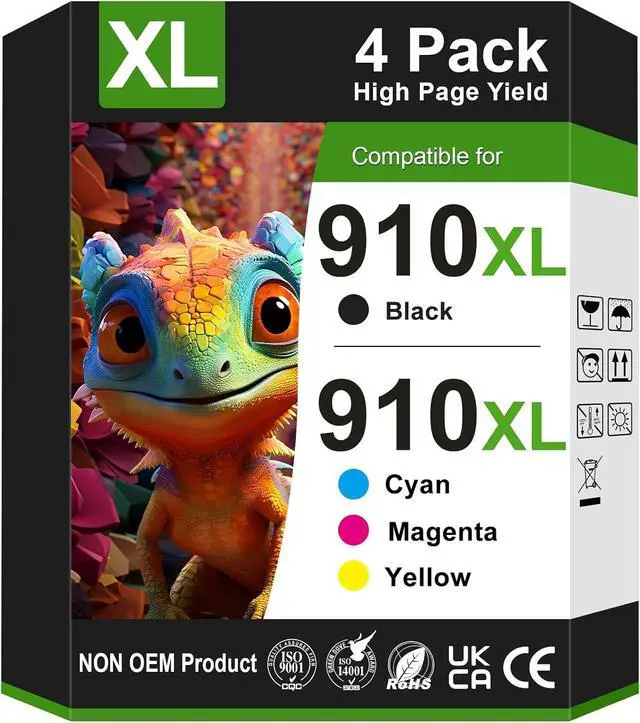 Main image of 910XL 910 Ink Cartridge Replacement for HP 910XL Ink Cartridges Combo Pack