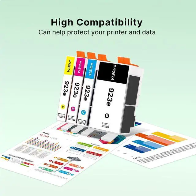 Alt view image 5 of 7 - 923 Ink Cartridges Combo Pack: Replacement for HP 923 Ink Cartridges