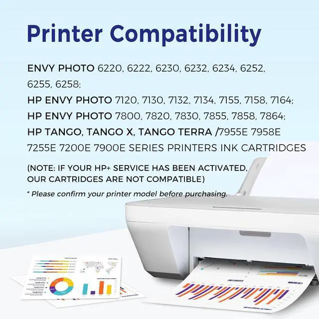Alt view image 2 of 7 - TOKYOINK 64XL Ink Cartridge Remanufactured for HP Ink 64 XL for HP 64XL Ink