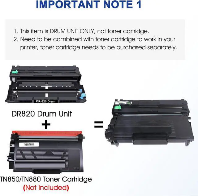 Alt view image 2 of 7 - DR820 DR-820 Drum Unit DR 820 HL-L6200DW Black for Brother DR820 Printer