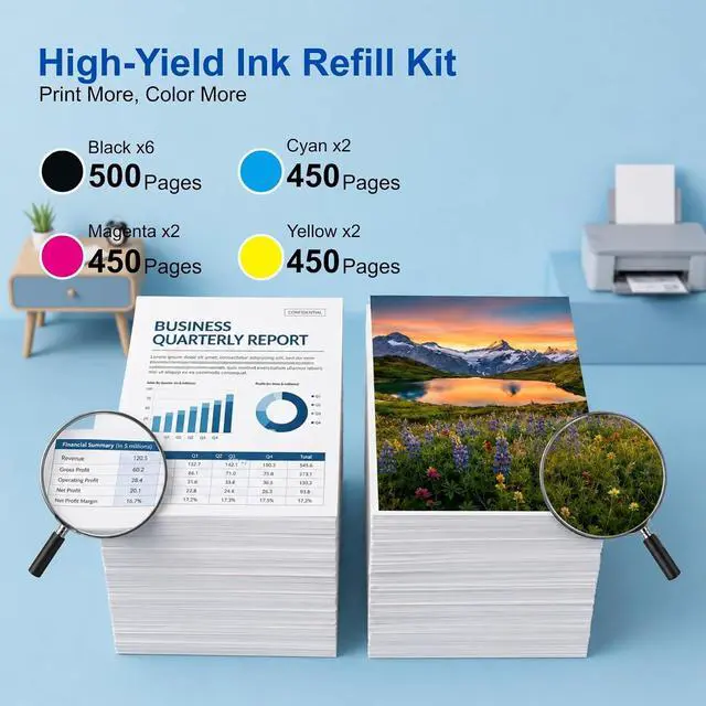 Alt view image 2 of 7 - PG-295XL CL-286XL Ink Refill Kit Compatible for Canon PG-295 CL-286