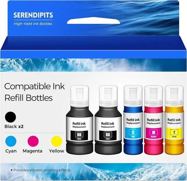 Main image of Comptible for EPT542 Ink Refill Bottles ET-5150 ET-5170 ET-5180 ET-5850 ET-16600 Replacement for EPT542 Ink ET-5800 ET-16650 ET-5880 ET5850 ET5150 ET5170 ET5180 5850 5800 Printer, 5 Pack (2BK C M Y)