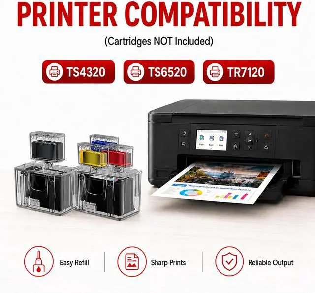 Alt view image 2 of 6 - PG-295XL CL-286XL Ink Refill Kit for Canon PG-295 CL-286, 12 Pack