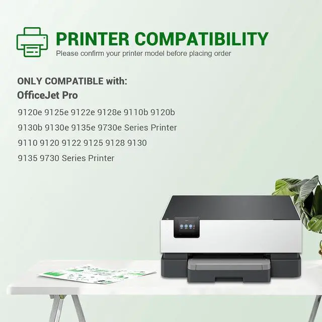 Alt view image 2 of 7 - 936XL 936 9125e Ink Cartridges Black and Color Combo Pack for HP OfficeJet