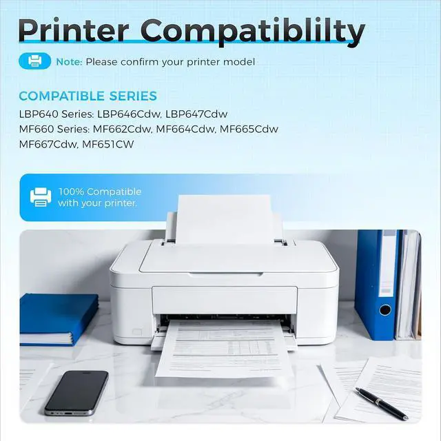 Alt view image 2 of 7 - 075H Toner Cartridge 4-Pack High Yield with Chip Replacement for Canon 075 075H Compatible with Color imageCLASS MF662Cdw MF663Cdw MF665Cdw LBP646Cdw LBP647Cdw LBP640 MF660 Series Laser Printer Ink