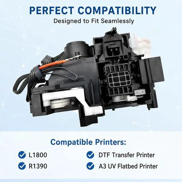 Alt view image 3 of 6 - Waste Ink Suction Pump and Capping Station, Printer Replacement Parts, Compatible with L1800 R1390, DTF Transfer Printer and A3 UV Flatbed Printer