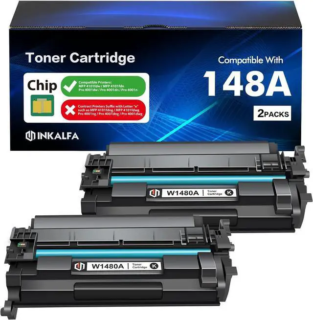 Main image of 148A Toner Cartridge Black MFP 4101fdw 4001n W1480A W1480X 148X High Yield