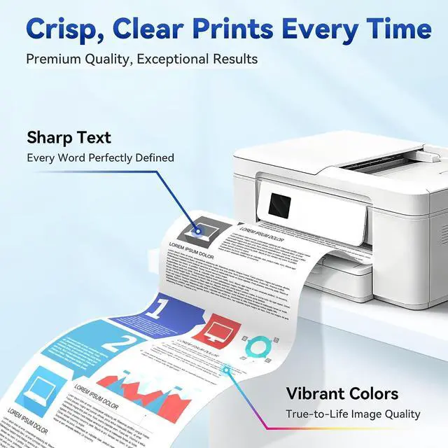 Alt view image 4 of 7 - 923 Ink Cartridge Compatible for Office Jet Pro 8125e 8120e 8135e for 923xl