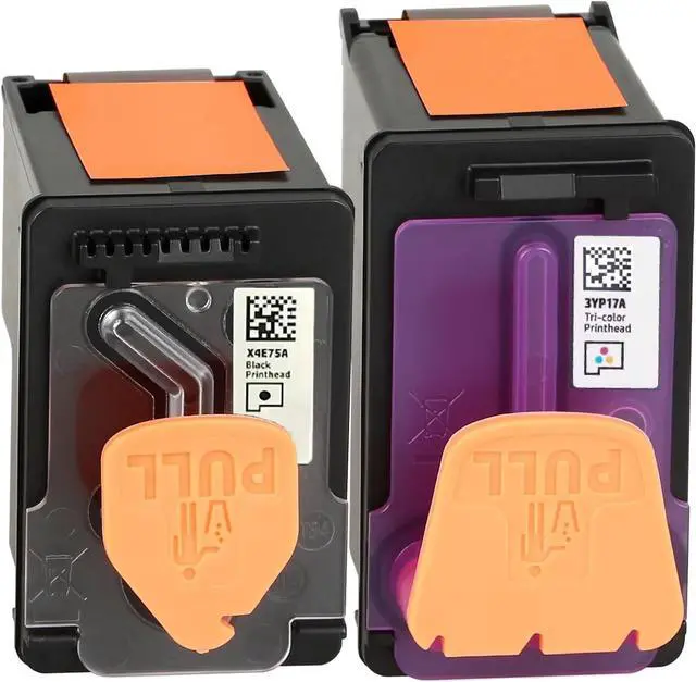 Main image of X4E75A 3YP17A Printhead for HP Smart Tank 6000 6001 7000 7001 7300 7301 7600 7602 660 670 700 Series Printer (1* X4E75A Black Print Head 1 * 3YP17A Tri-Color Printhead Cartridge)