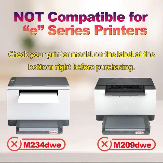 Alt view image 3 of 7 - m209d Compatible W1340A Replacement for HP 134A Toner Cartridge for Laser Jet M209dw M209d M234dw M234sdn M234sdw Ink (2PK,with Chip)