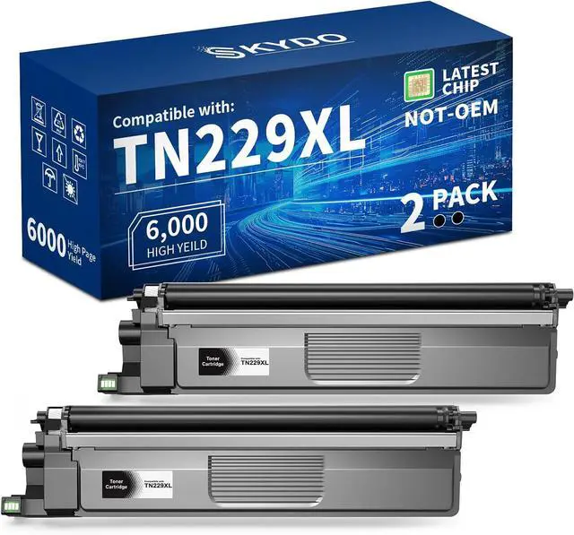 Main image of Skydo TN229XL TN229 Toner Cartridges Replacement for Brother, 2 Pack