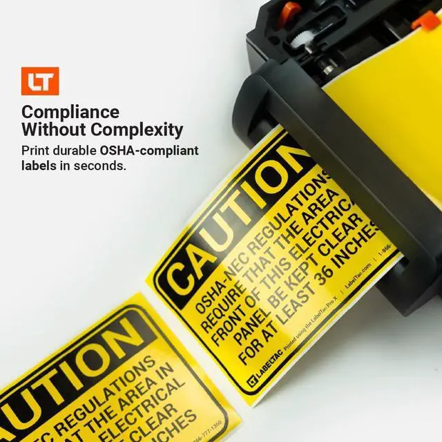 Alt view image 5 of 6 - LabelTac LTPX Thermal Transfer Ribbon for LabelTac Pro X Label Printer (Black, 4in x 984ft)