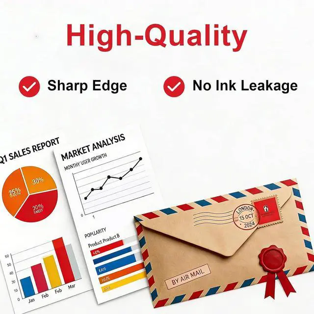 Alt view image 3 of 5 - SL-870-1 Compatible for Pitney Bowes SL-870-1 Red Ink Cartridge SL870-1 XXL Fluorescent Red Ink Replacement for The PB N e w SendPro Mailstation Postage Machines (CSD1) 2-Pack XXL (18ml*2)