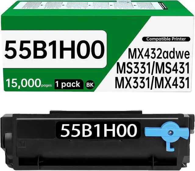 Main image of 55B1H00 MS331 MS431 Toner Cartridge (15,000 Pages) with Chip